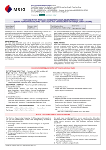 travelright plus insurance (single trip/annual cover) proposal form