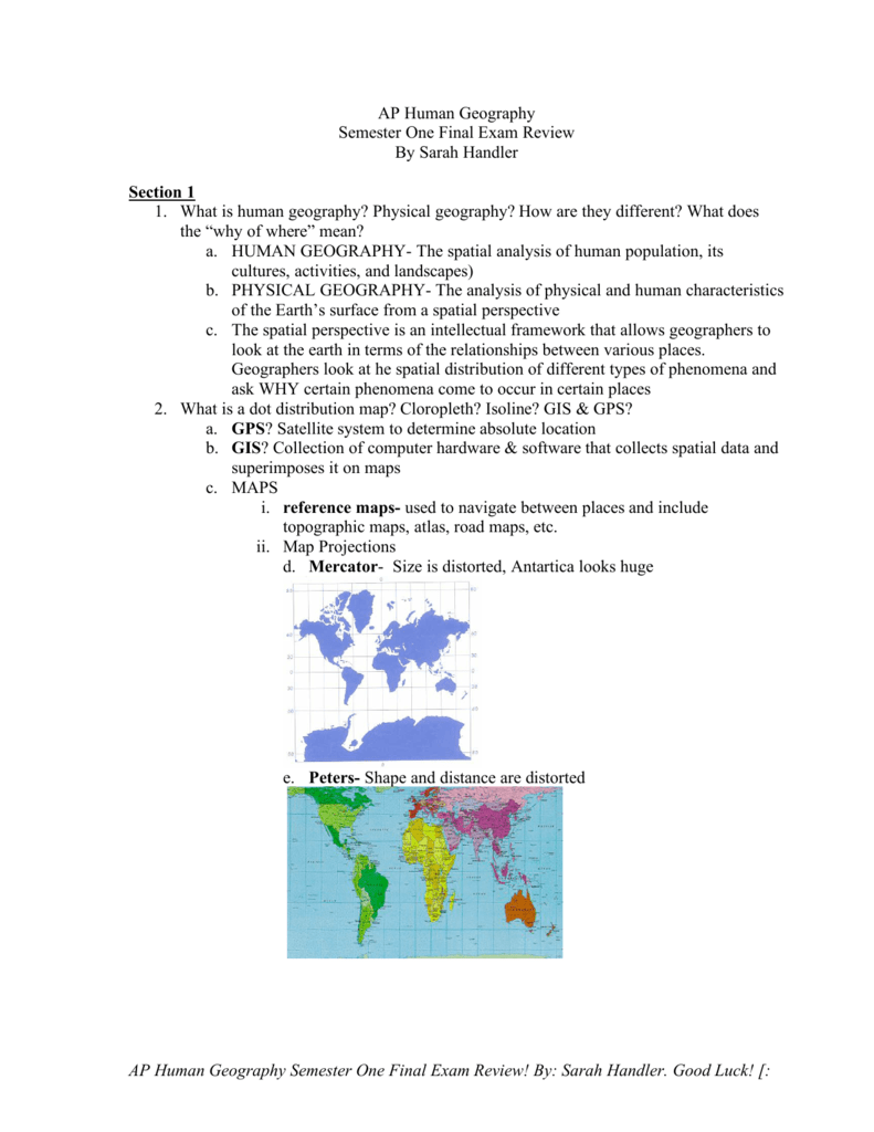 ap human geography final exam review