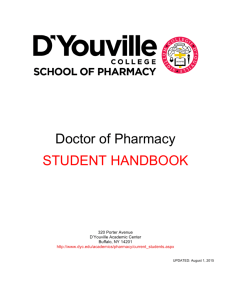 Student Handbook Catalog