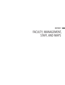 Faculty, Management, Staff, and Maps (360Kb PDF)