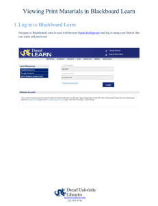 Viewing Print Materials in Blackboard Learn