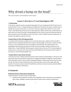 Why dread a bump on the head?