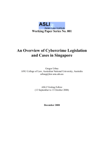 An Overview of Cybercrime Legislation and Cases