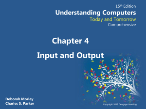 Chapter 4 Input and Output