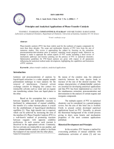 Principles and Analytical Applications of Phase