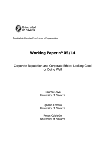 Working Paper nº 05/14 - Universidad de Navarra