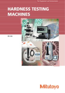 hardness testing machines