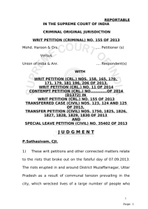 Judgment dt. 26/03/2014 WRIT PETITION (CRIMINAL)