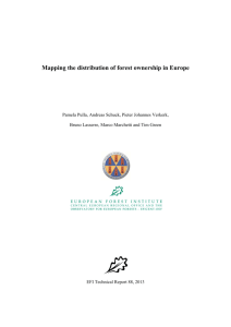 Mapping the distribution of forest ownership in Europe