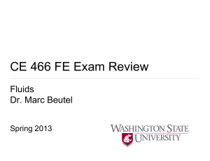 CE 466 FE Exam Review