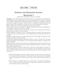 Fall, 2003 CIS 550 Database and Information Systems Homework 3