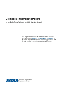Guidebook on Democratic Policing