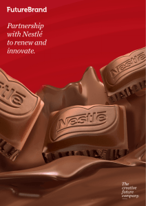 Partnership with Nestlé to renew and innovate.