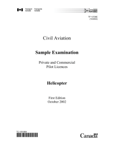 Civil Aviation Sample Examination