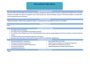 International Operations