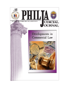 Developments in elopments in Commercial Law