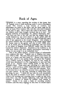 Rock 'of Ages. - BiblicalStudies.org.uk