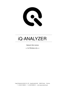 iQ-ANALYZER - Image Engineering