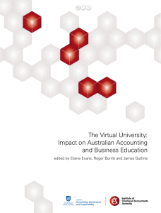 The Virtual University: Impact on Australian Accounting and