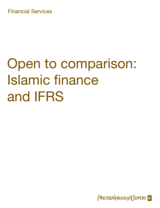 Open to comparison: Islamic finance and IFRS