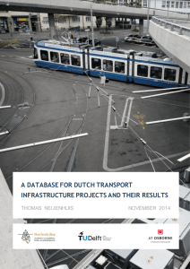 a database for dutch transport infrastructure