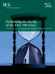 Debunking the Myths of the First 100 Days: The Right Way and the