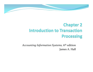 hall, accounting information systems
