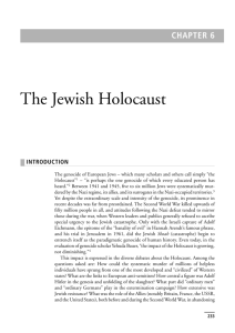 The Jewish Holocaust - A Comprehensive Introduction