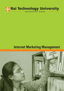 Internet Marketing Management - Department of Higher Education