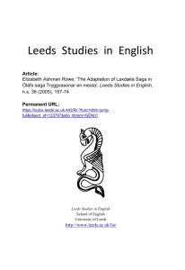 Leeds Studies in English - Digital Library