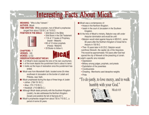 Interesting Facts About Micah.pmd