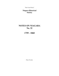 Publication No.32 - Niagara Historical Society Museum