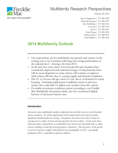 2014 Multifamily Outlook