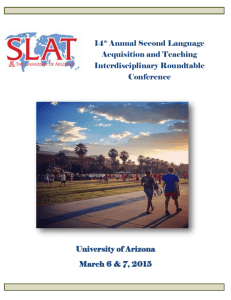 SLAT Roundtable Program 2015 - About SLAT