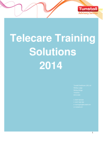 Telecare Training Solutions Guide