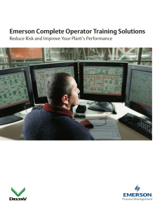 Emerson's operator training solutions