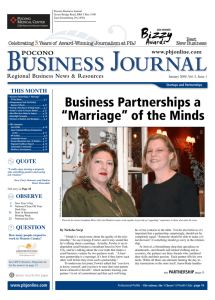 Business Partnerships a - PoconoBusinessJournal.com