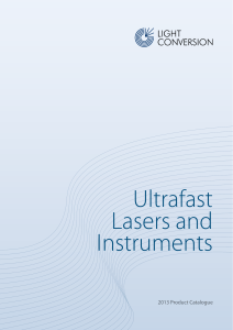 Ultrafast Lasers and Instruments