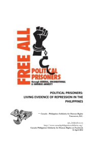 Primer on Political Prisoners in the Philippines