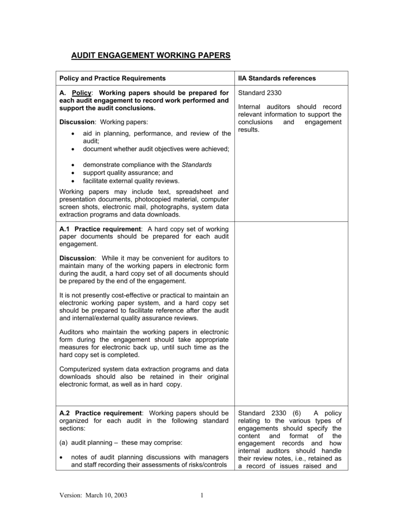 process assignment in ion for e1 for engagement auditors