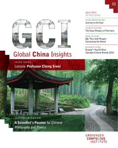 Global China Insights - Groningen Confucius Institute