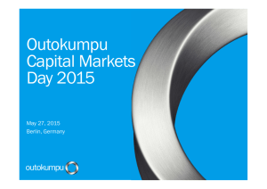 Outokumpu Capital Markets Day 2015