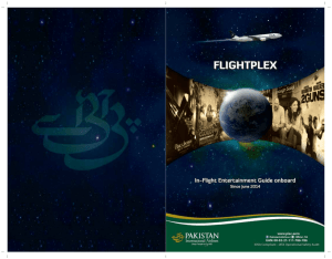 Inflight Entertainment Booklet New