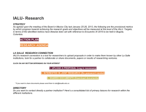 IALU- Research