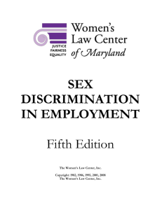 Sex Discrimination in Employment 2008