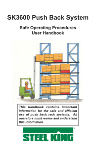 SK3600 Push Back System - Steel King Industries, Inc.