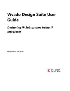 Designing IP Subsystems Using IP Integrator