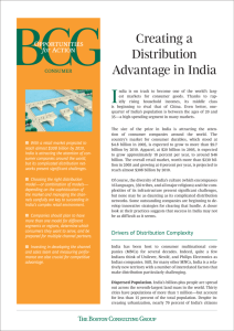 Creating a Distribution Advantage in India