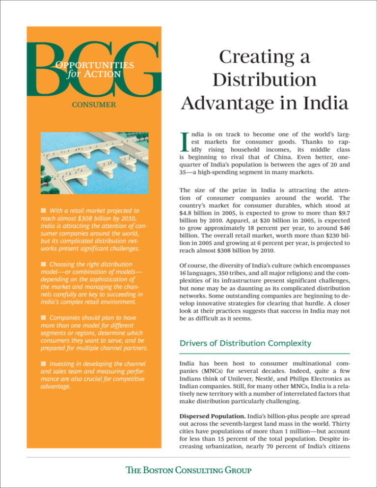 Creating A Distribution Advantage In India