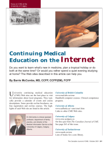 CME on the Internet - STA HealthCare Communications